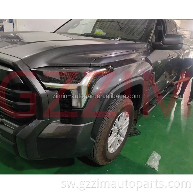 Vifaa vya Gari Sehemu ABS Plastiki Hatua ya Kuendesha Bodi ya miguu kwa Tundra 2022